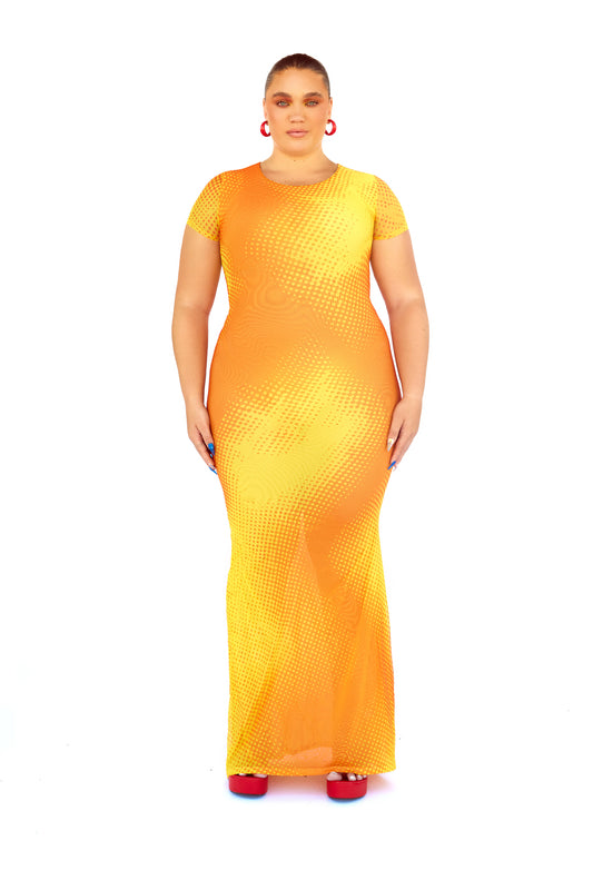 Solar Short Sleeve Dress