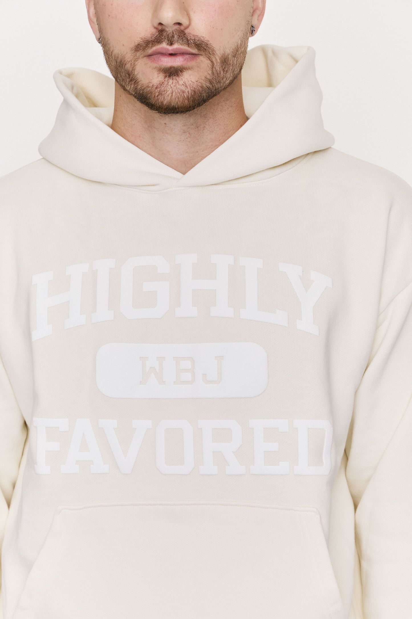 Highly Favored Hoodie (Cream)