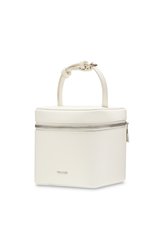 Box Purse White