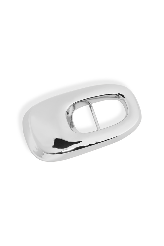 BUCKLE FLAT SILVER