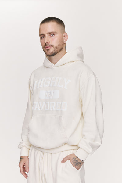 Highly Favored Hoodie (Cream) – Woods by Jordyn