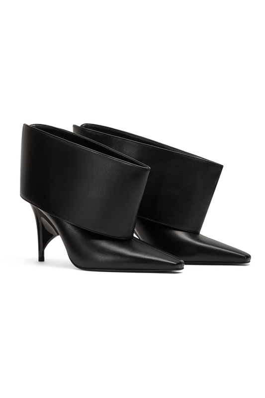 REV CUFF HEEL BLACK