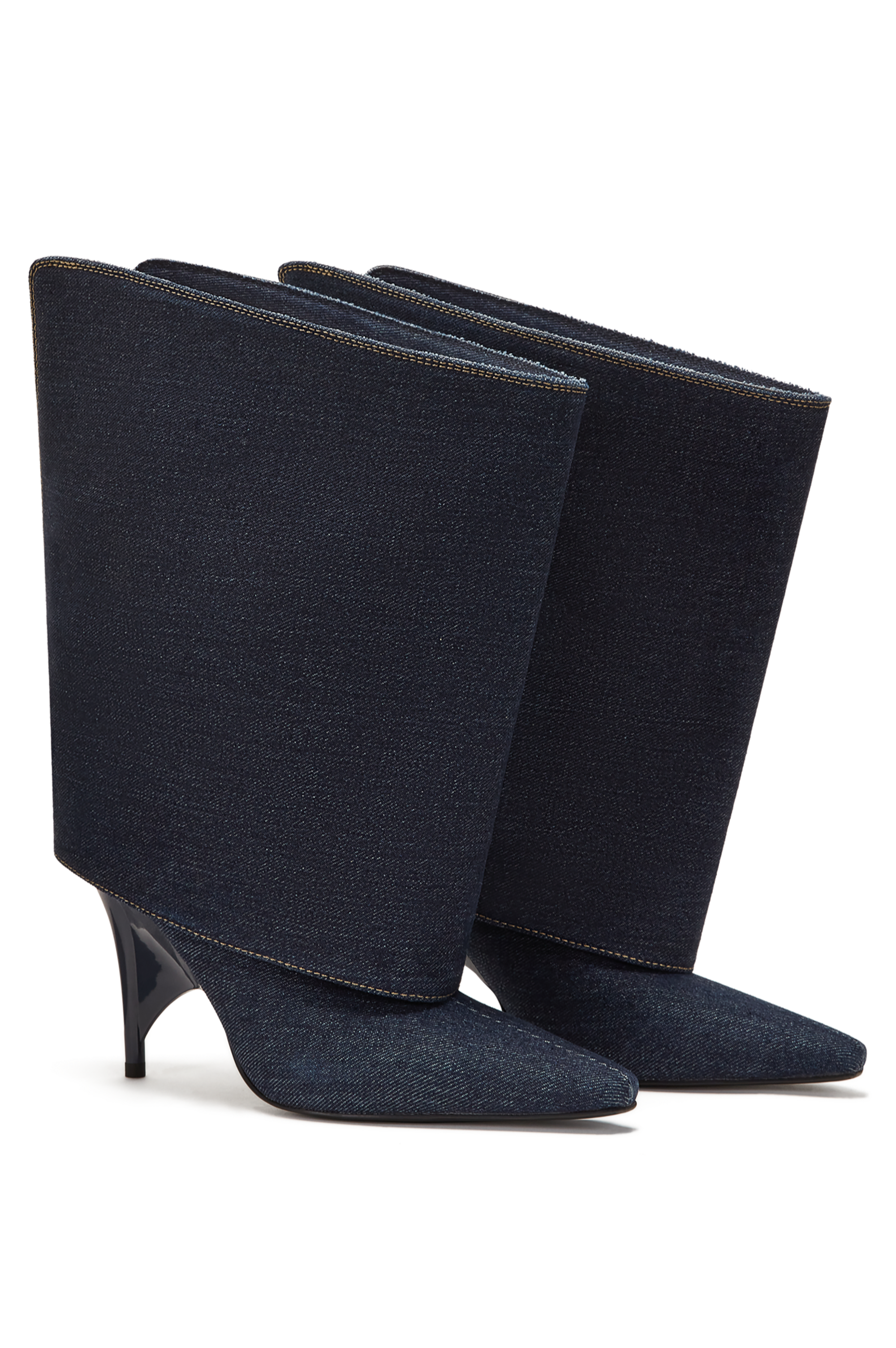 REV MIDI BOOT DENIM