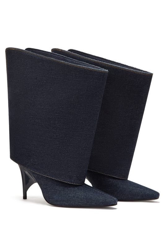 REV MIDI BOOT DENIM