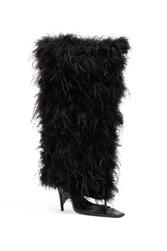 REV BOOT BLACK FEATHER