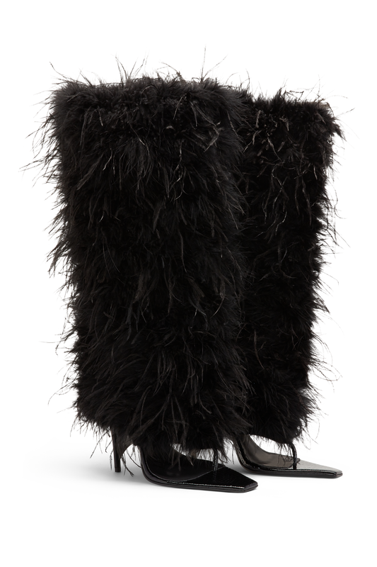REV BOOT BLACK FEATHER