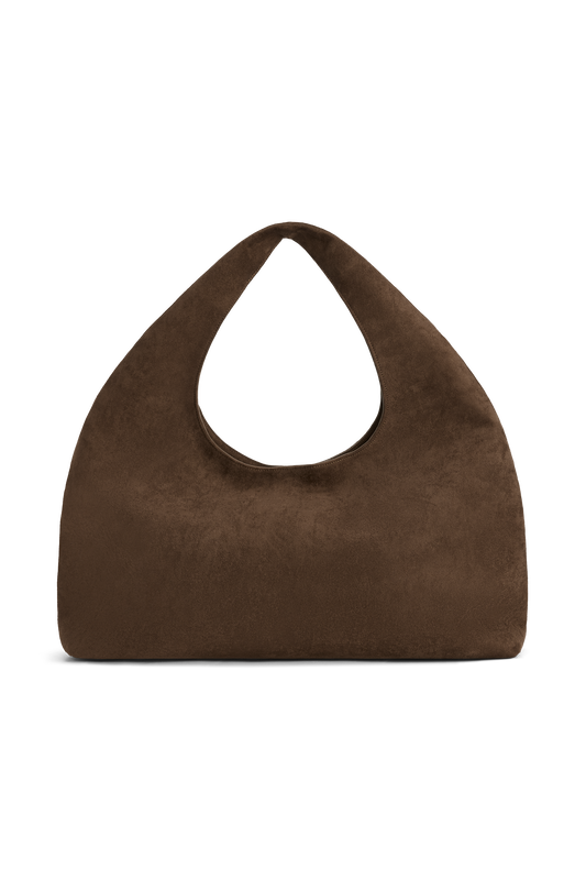 LARGO TOTE BROWN SUEDE