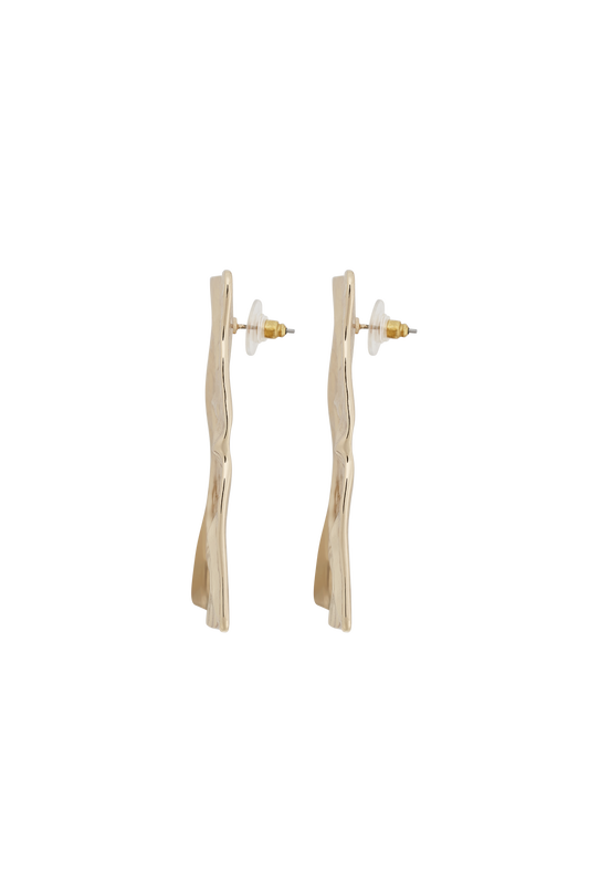 GOLD TEXTURED EARRING