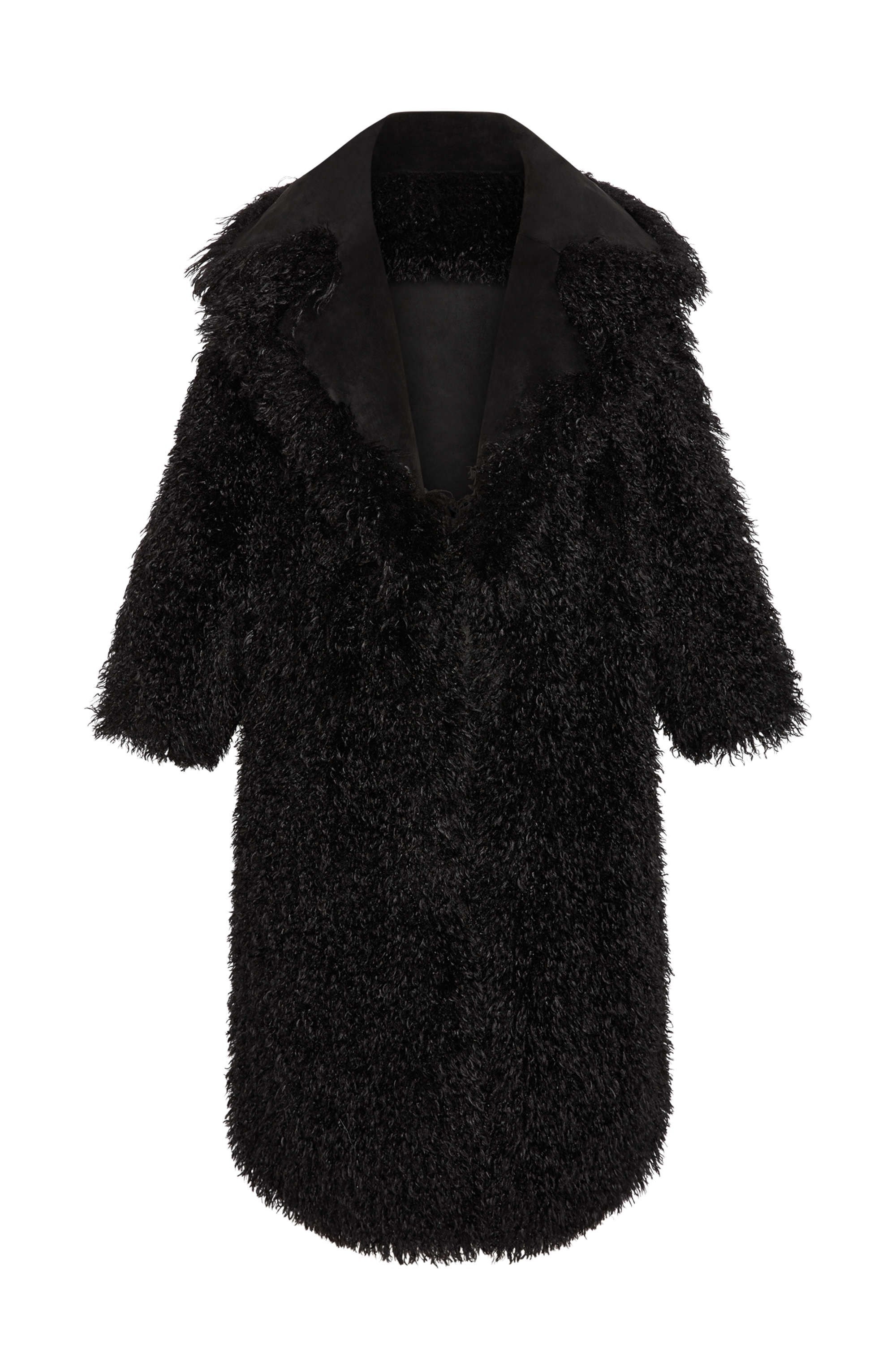 MONGOLIAN FAUX FUR JACKET